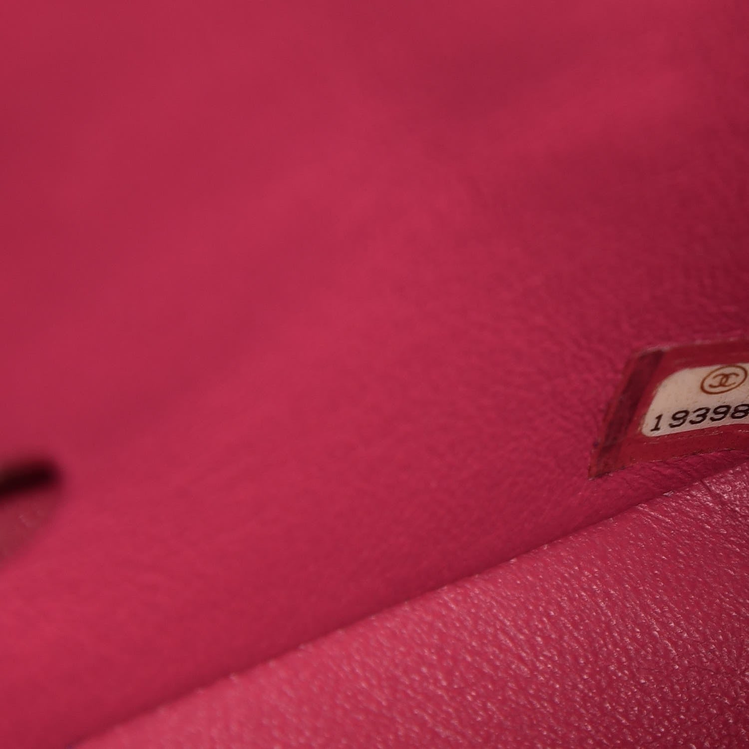 Chanel Patent Quilted Mini Square Flap Fuchsia 7 of 7