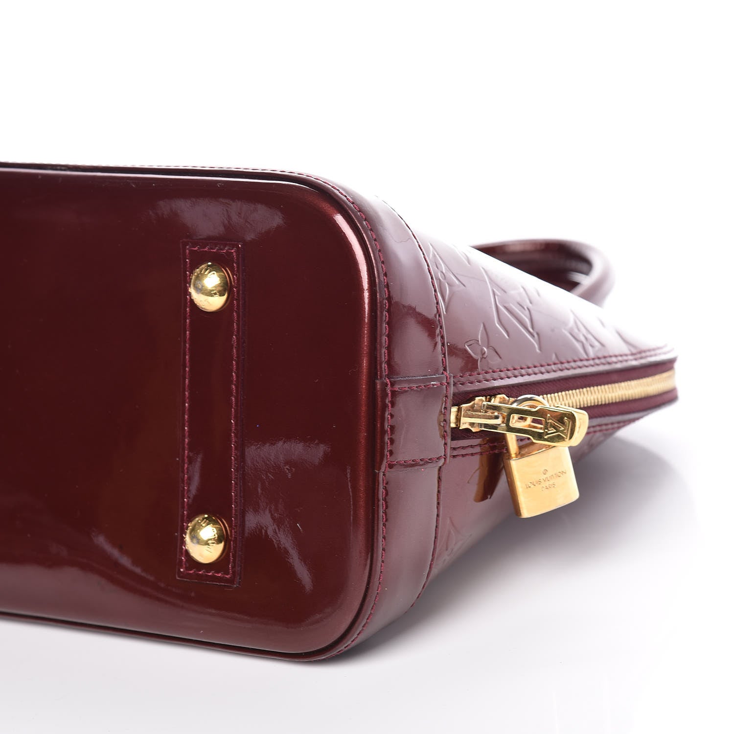 Louis Vuitton Vernis Alma PM Rouge Fauviste 10 of 13