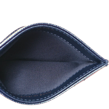 Chanel Iridescent Caviar Quilted Card Holder Dark Blue 4 of 9