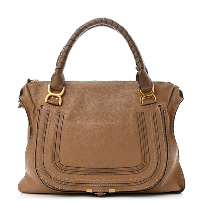 Chloe Calfskin Large Marcie Satchel Nut 1 of 10