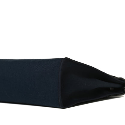 Hermes Toile Vache Hunter Herbag Zip PM 31 Bleu Marine Black 8 of 21