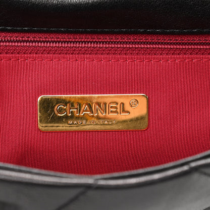Chanel Goatskin Quilted Medium Chanel 19 Flap Black 6 of 10