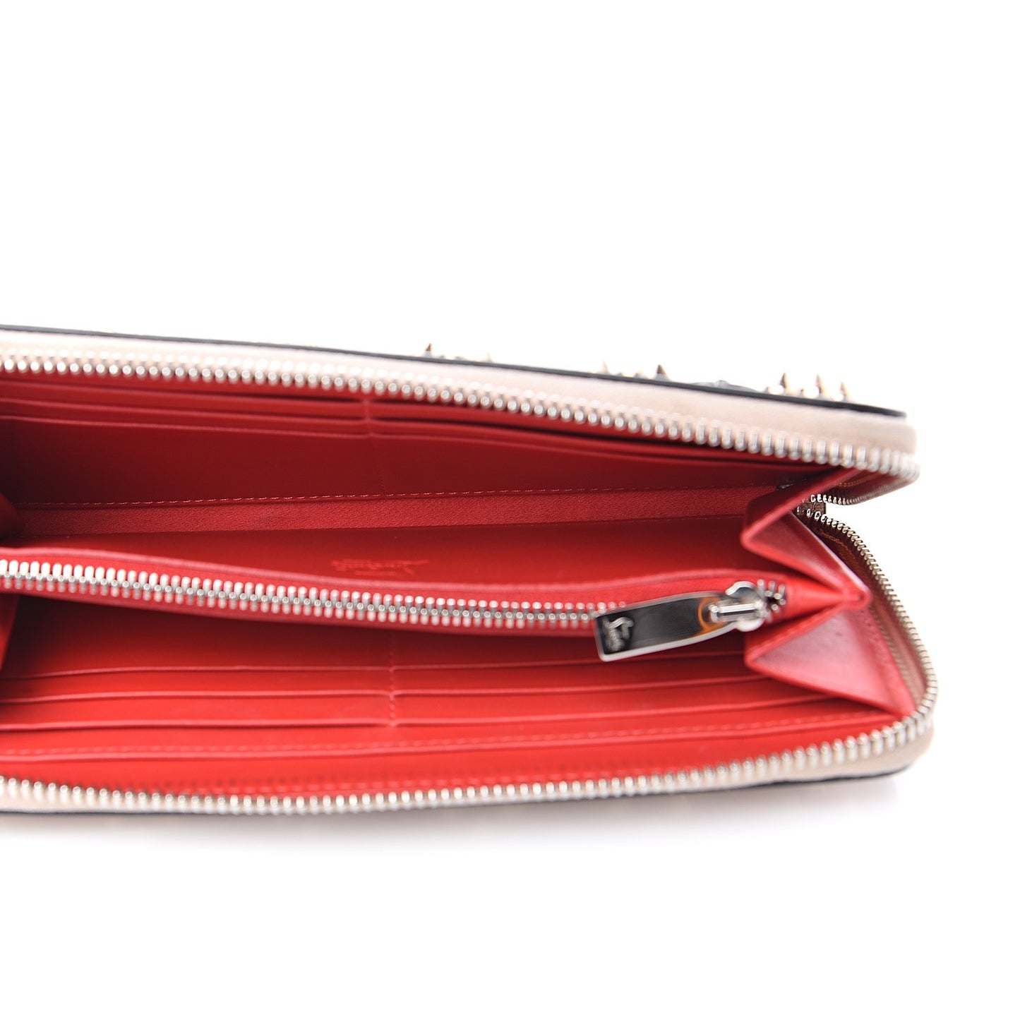 Calfskin Loubinthesky Panettone Wallet Nude Multimetal