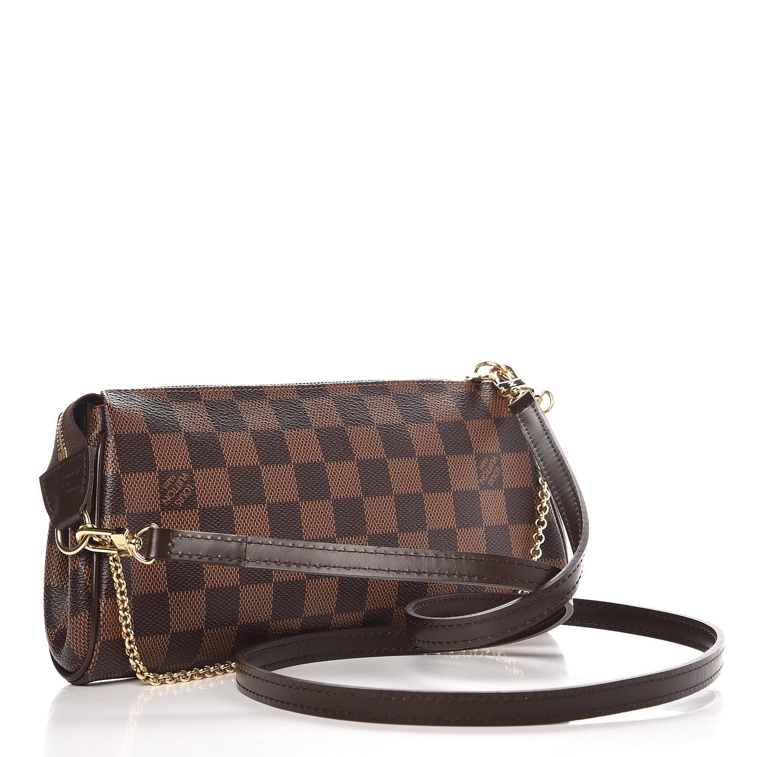 Louis Vuitton Damier Ebene Eva Clutch 3 of 7
