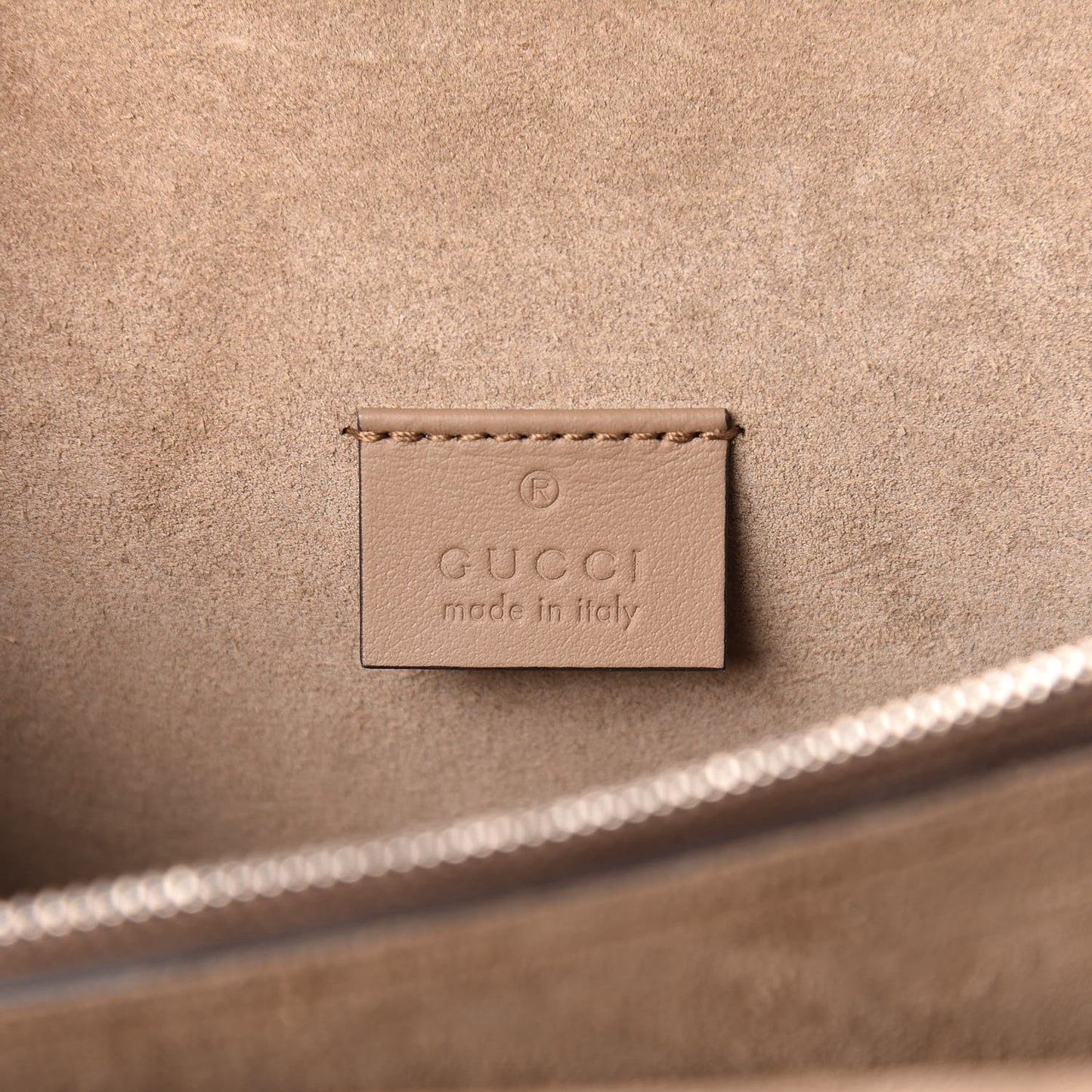 GG Supreme Monogram Small Dionysus Shoulder Bag Taupe