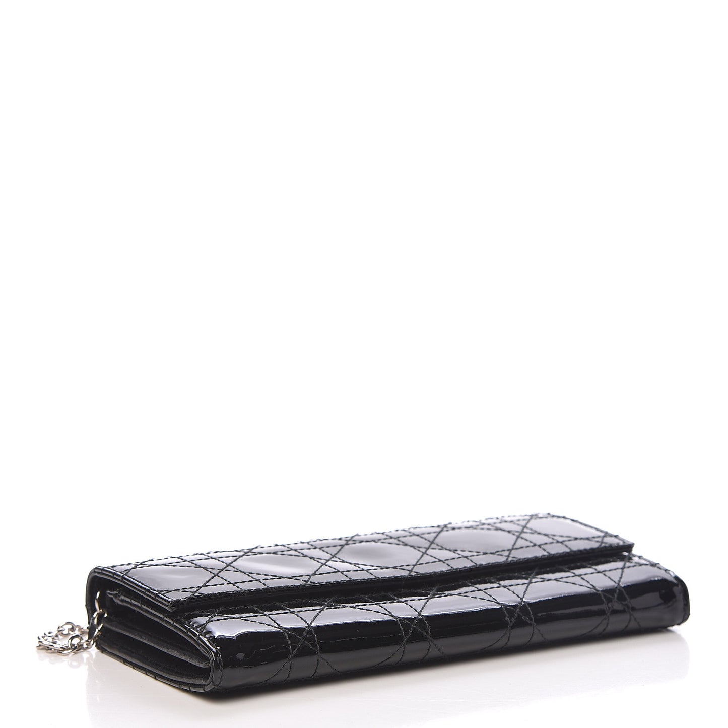 Patent Cannage Rendez-vous Chain Wallet Black