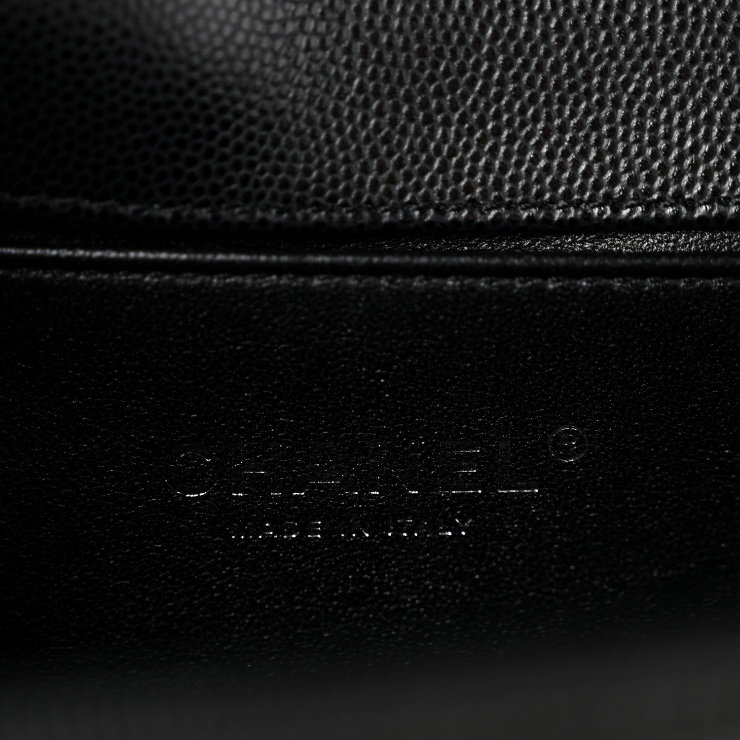 Chanel Caviar Quilted Medium Boy Flap Black 6 of 12