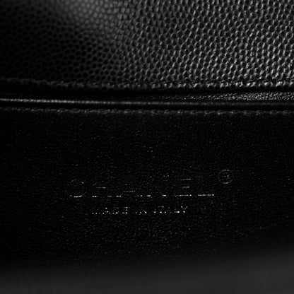 Chanel Caviar Quilted Medium Boy Flap Black 6 of 12