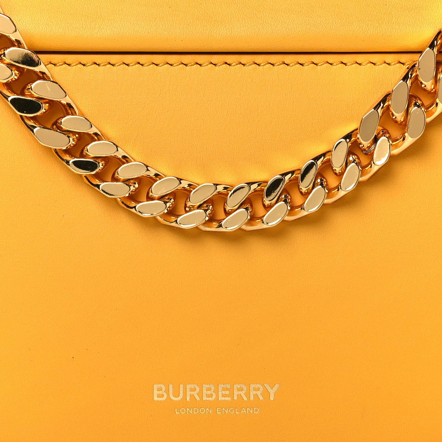 Calfskin Small Olympia Chain Shoulder Bag Marigold
