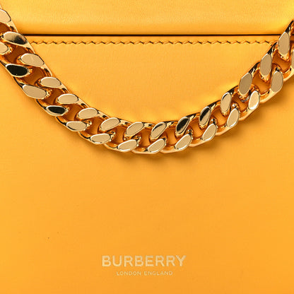 Burberry Calfskin Small Olympia Chain Shoulder Bag Marigold 7 of 10