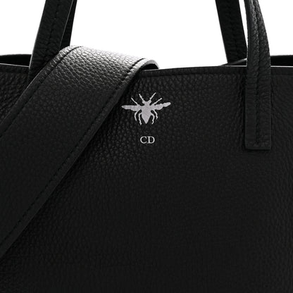 Christian Dior Grained Calfskin D-Bee Shopper Black 8 of 12