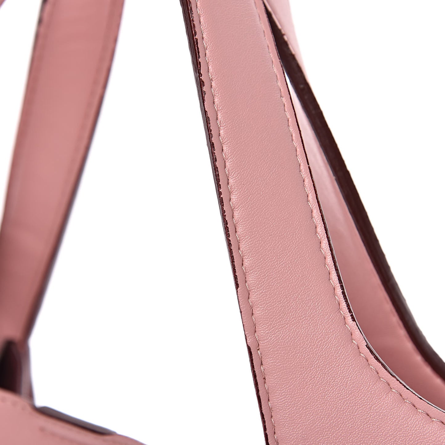 Eco Alter Nappa East West Perforated Tote Pink