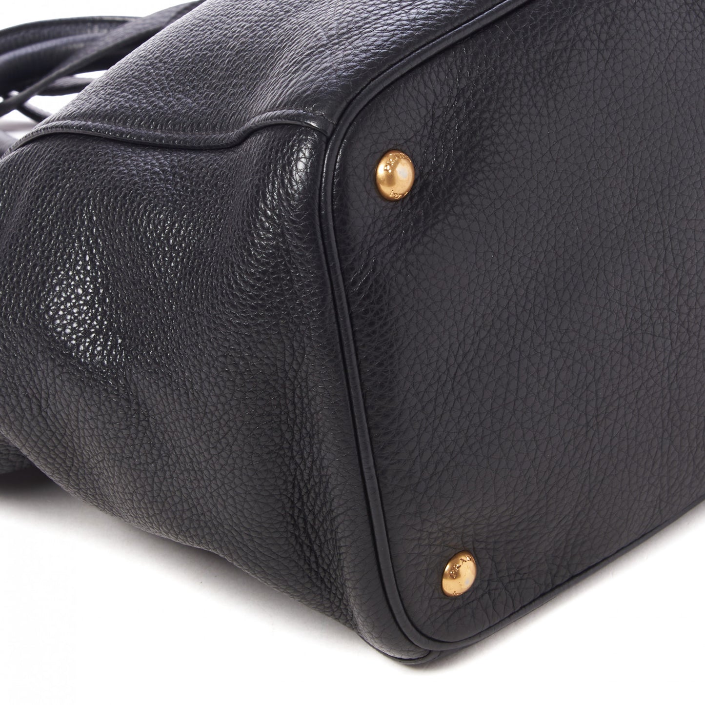 Vitello Daino Tote Black