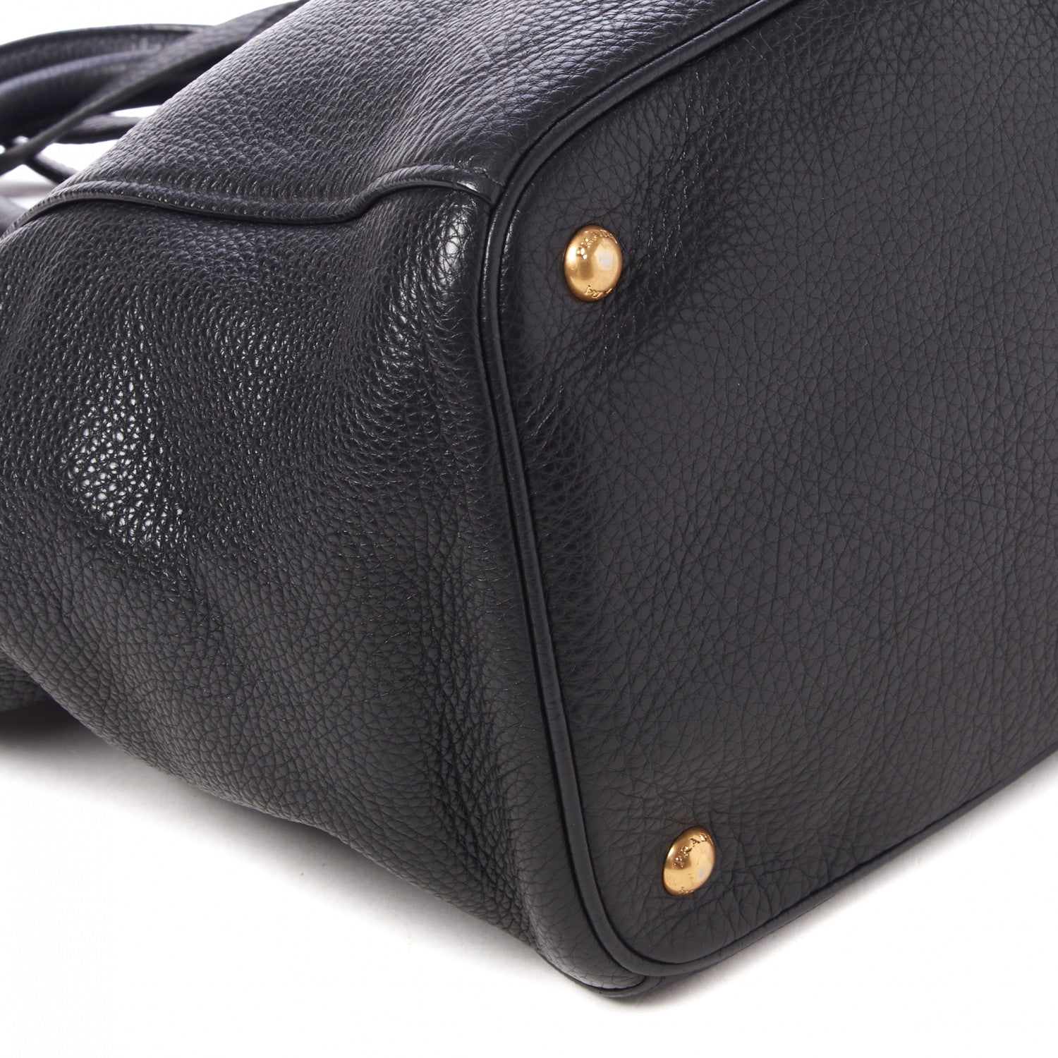 Prada Vitello Daino Tote Black 5 of 8