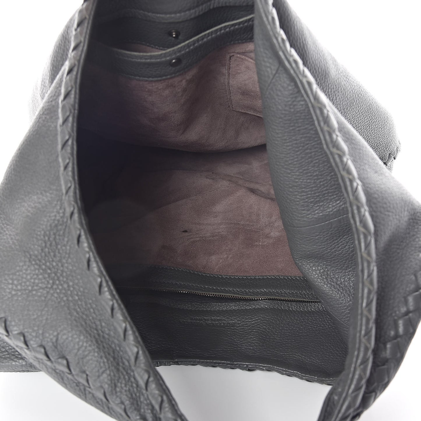 Cervo Deerskin Large Hobo New Grey