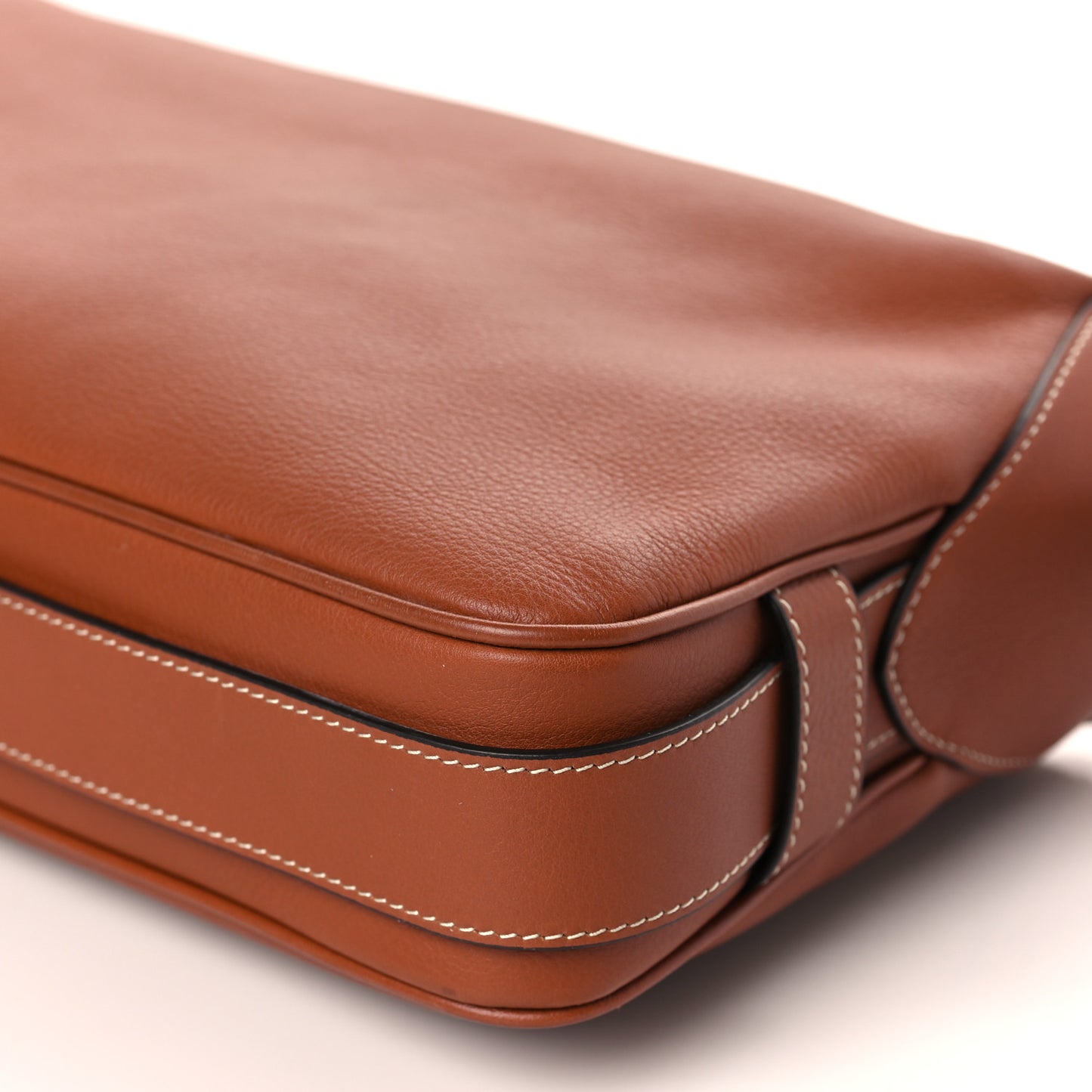 Supple Calfskin Medium Romy Shoulder Bag Tan