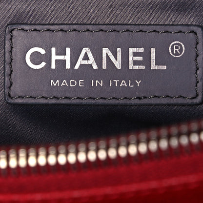 Chanel Caviar Quilted Grand Shopping Tote GST Red 7 of 13