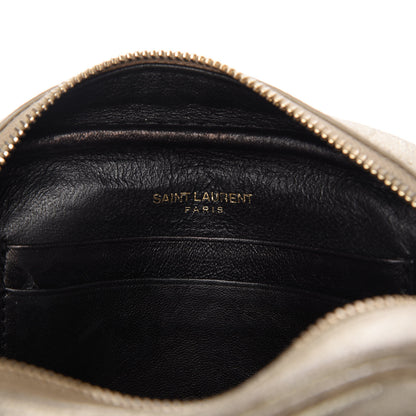 Saint Laurent Metallic Calfskin Monogram Blogger Bag Gold 8 of 10