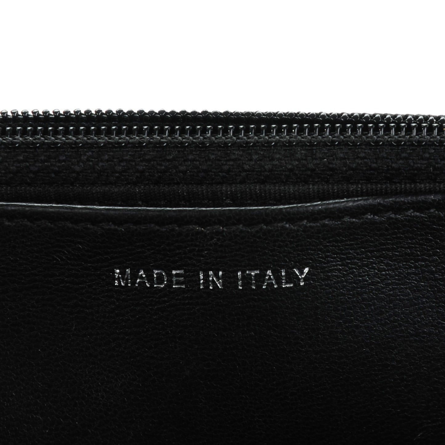 Lambskin Quilted Boy Wallet On Chain WOC Black