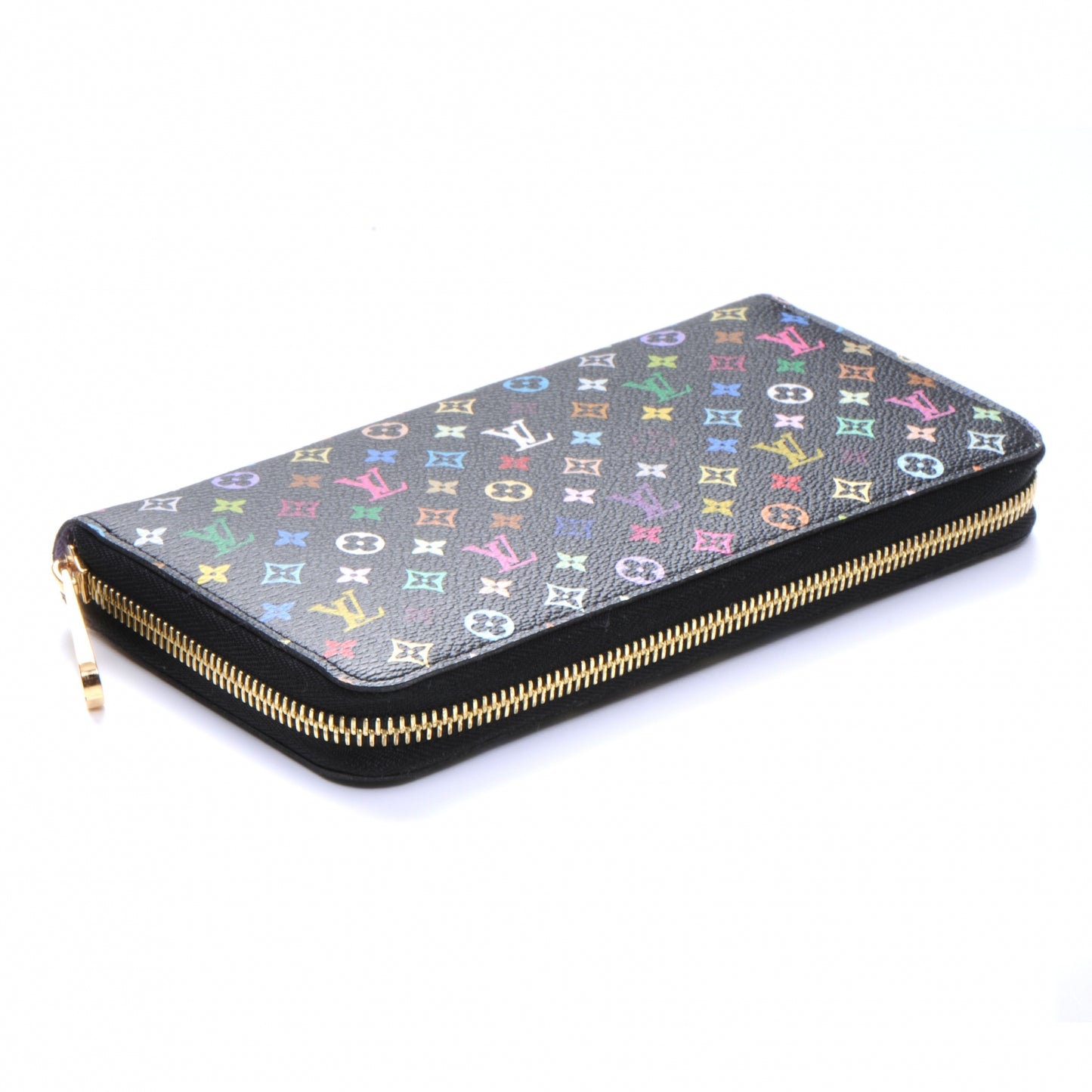 Monogram Multicolor Zippy Wallet Black