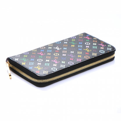 Louis Vuitton Monogram Multicolor Zippy Wallet Black 4 of 7