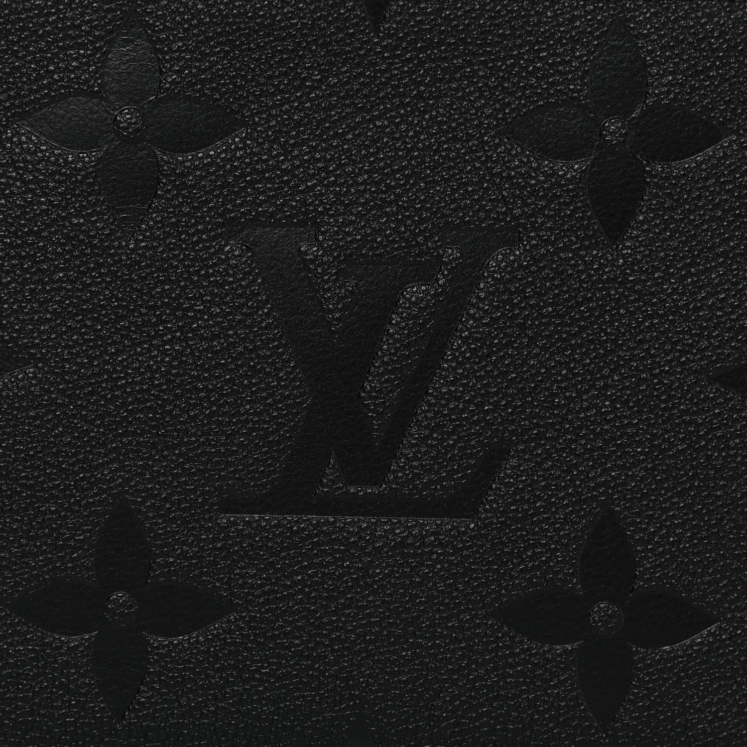 Louis Vuitton Empreinte Monogram Giant Neverfull MM Pochette Black 6 of 10