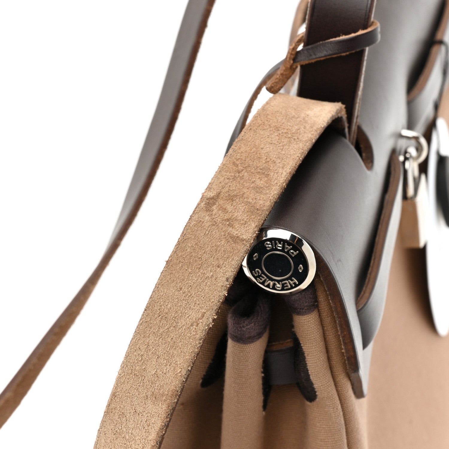 Hermes Toile Vache Hunter Herbag 30 PM Etoupe Ebene 17 of 17