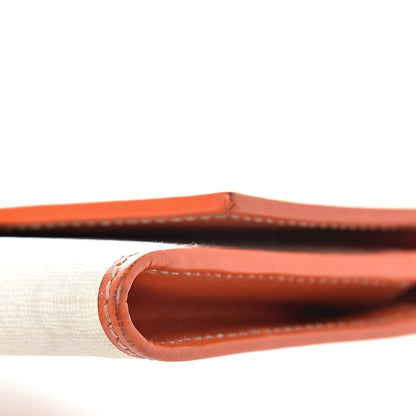 Gucci GG Plus Monogram Web Stripe Joy Card Case Wallet Orange White 11 of 15