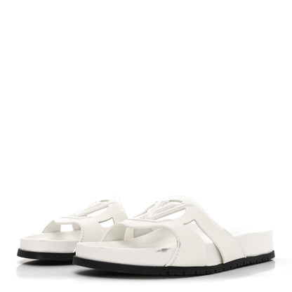 Louis Vuitton Calfskin LV Isola Sandals 40 White 4 of 9