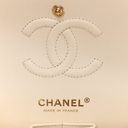 Chanel Caviar Quilted Small Double Flap White 6 of 11