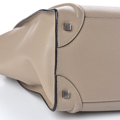 Celine Drummed Calfskin Mini Luggage Dune 15 of 17