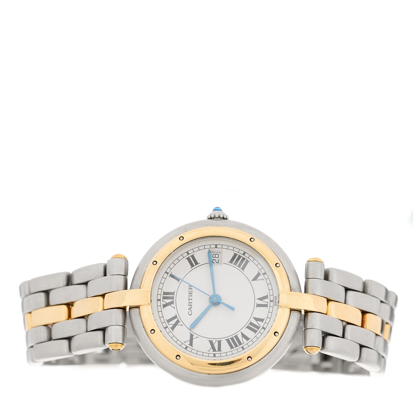 Stainless Steel 18K Yellow Gold 29mm Panthere Vendome Quartz Watch