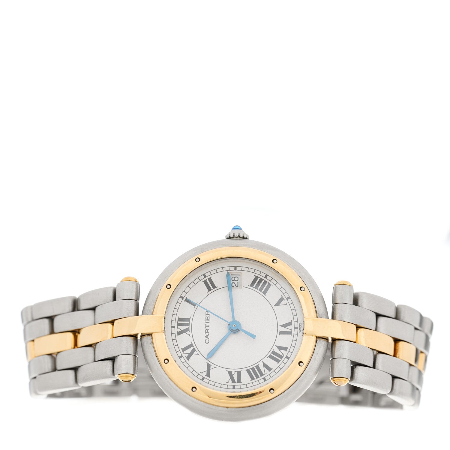 Cartier Stainless Steel 18K Yellow Gold 29mm Panthere Vendome Quartz Watch 2 of 4