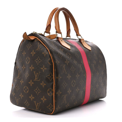 Louis Vuitton Monogram My LV Heritage Speedy 30 Fuchsia Rouge 3 of 17