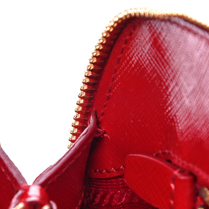 Prada Saffiano Lux Small Promenade Tote Rosso 13 of 13
