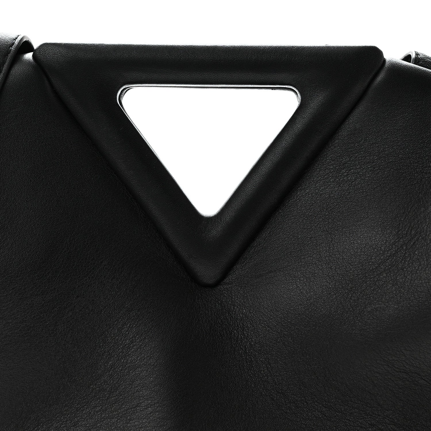 Bottega Veneta Calfskin Small The Point Triangle Bag Black 7 of 9