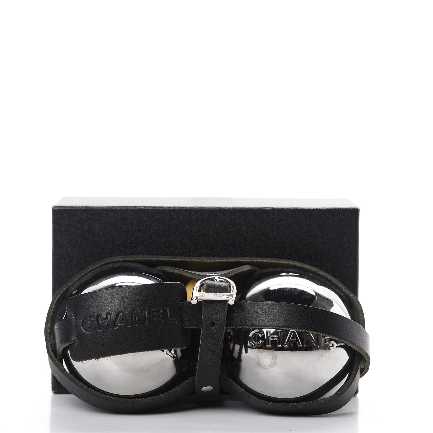 Chanel Metal Lambskin Petanque Boules and Jack Set 2 of 7