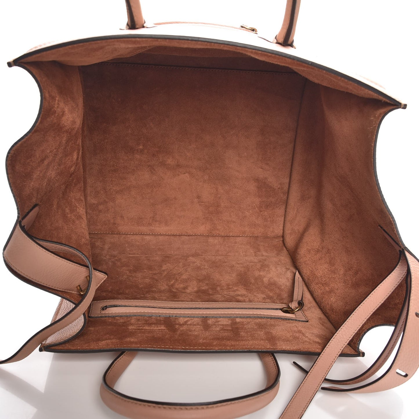 Supple Calfskin Medium Phantom Luggage Flesh
