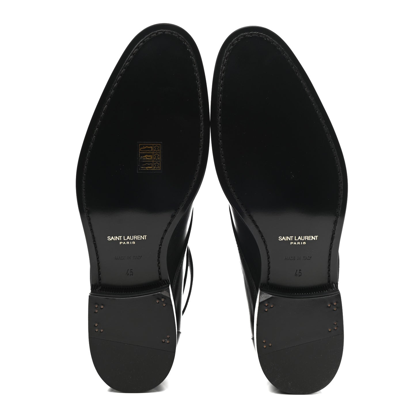 Calfskin Dare 25 Jodhpur Ankle Boots 45 Black