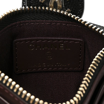 Chanel Caviar Quilted Compact Zipped Pocket Wallet Black 12 of 16