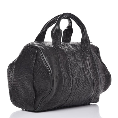 Alexander Wang Pebbled Lambskin Rocco Black Matte Black Hardware 3 of 11