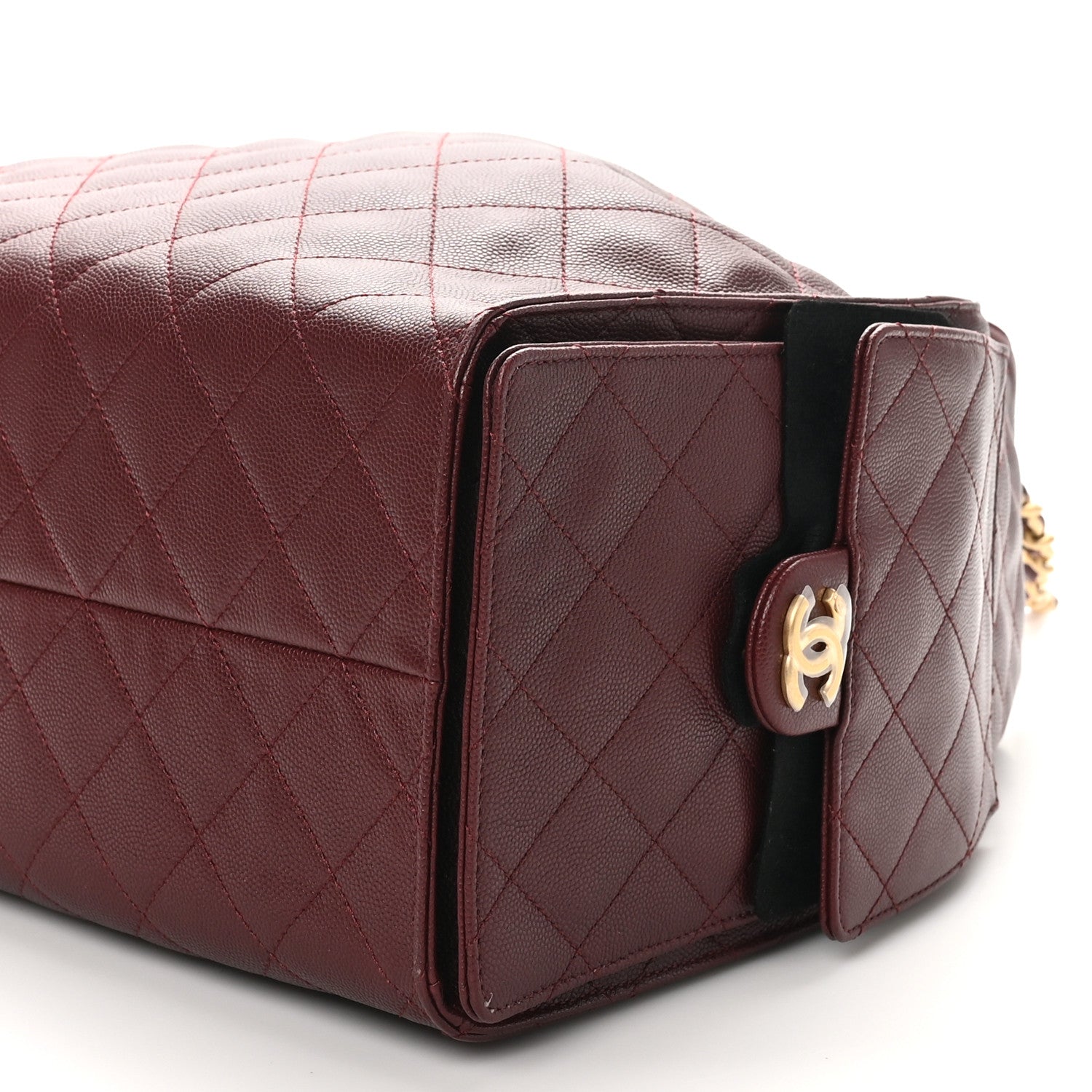 Chanel Caviar Quilted Medium Chanel 25 Handbag Burgundy 11 of 11