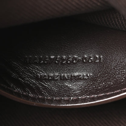 Saint Laurent Canvas Smooth Calfskin Le Monogramme Coeur Crossbody Chestnut 7 of 10