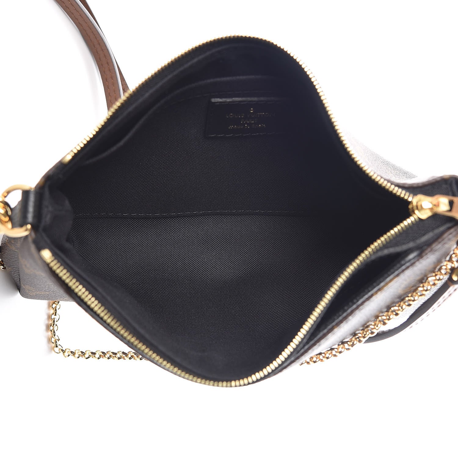 Louis Vuitton Monogram Pallas Clutch Black 5 of 11