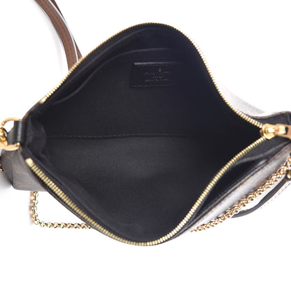 Louis Vuitton Monogram Pallas Clutch Black 5 of 11