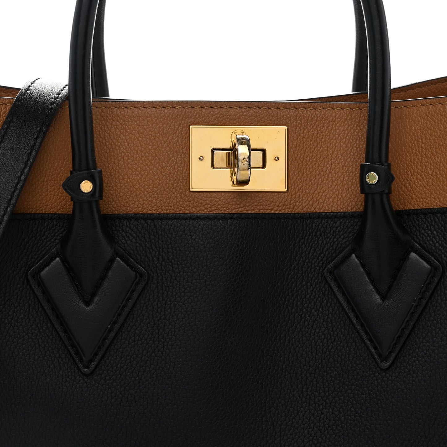 Calfskin Monogram On My Side Black