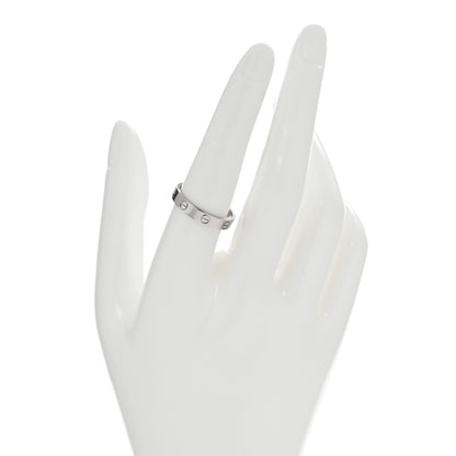 Cartier 18K White Gold 3.5mm LOVE Wedding Band Ring 57 8 2 of 4