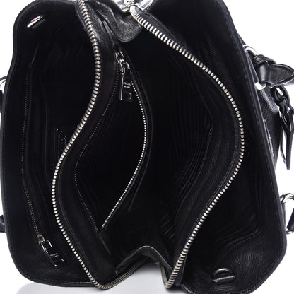 Prada Vitello Daino Shopping Tote Nero Black 5 of 10