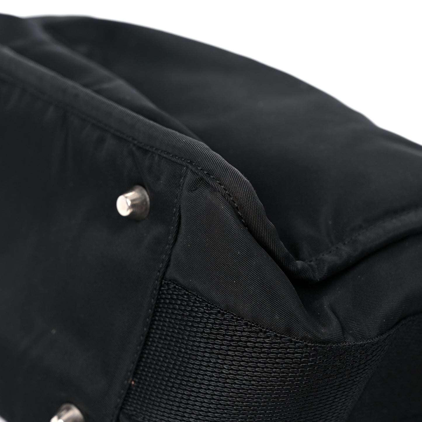 Tessuto Nylon Messenger Bag Black