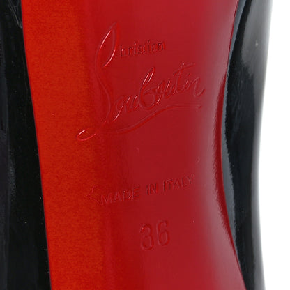 Christian Louboutin Patent New Simple 120 Pumps 36 Black 6 of 7